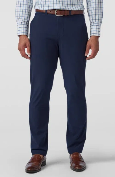 Mizzen + Main Mizzen+main Helmsman Athletic Fit Performance Chinos In Blue