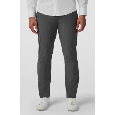 Mizzen + Main Mizzen+main Helmsman Athletic Fit Performance Chinos In Gray