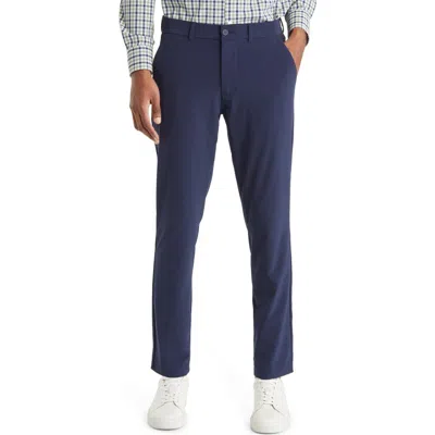 Mizzen + Main Mizzen+main Helmsman Flat Front Chinos In Blue