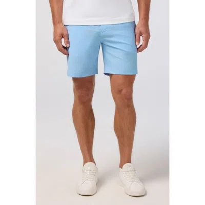Mizzen + Main Mizzen+main Helmsman Flat Front Performance Golf Shorts In Blue