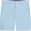 Mizzen + Main Mizzen+main Helmsman Flat Front Performance Golf Shorts In Light Blue