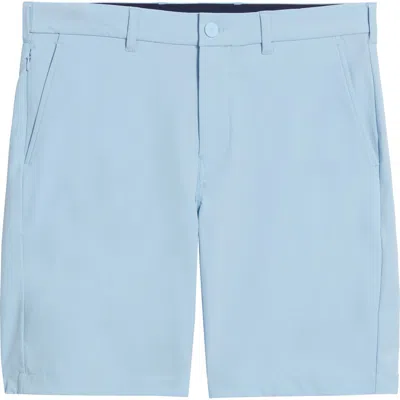 Mizzen + Main Mizzen+main Helmsman Flat Front Performance Golf Shorts In Light Blue