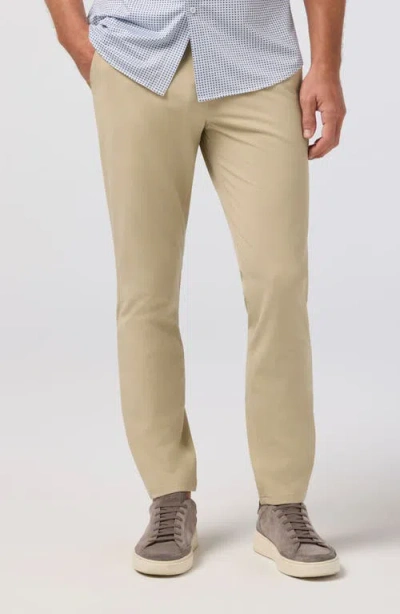 Mizzen + Main Mizzen+main Helmsman Slim Fit Performance Chinos In Brown