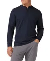 Mizzen + Main Mizzen+main Henderson Long Sleeve Henley In Blue