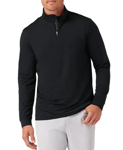 Mizzen + Main Mizzen+main Highland Quarter Zip In Black