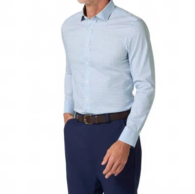 Mizzen + Main Hilton Classic Fit Long Sleeve Shirt In Sky Cooper Plaid In Blue