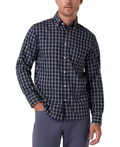 Mizzen + Main Mizzen+main Kennedy Long Sleeve Dress Trim Fit Shirt In Blue