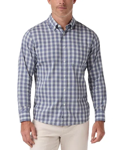 Mizzen + Main Mizzen+main Kennedy Long Sleeve Dress Trim Fit Shirt In Gray