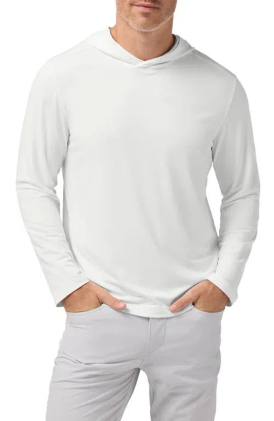 Mizzen + Main Mizzen+main Knox Long Sleeve Hooded T-shirt In White