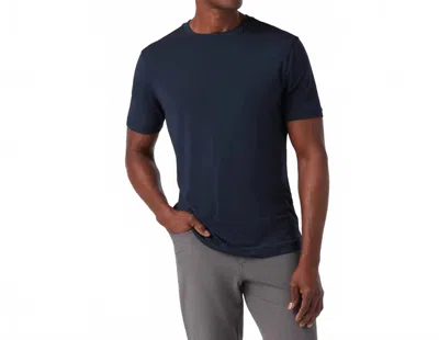 Mizzen + Main Knox Short Sleeve T-shirt In Navy In Blue