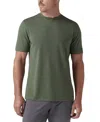 Mizzen + Main Mizzen+main Knox Short Sleeves T-shirt In Medium Green