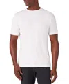 Mizzen + Main Knox Solid White Performance T-shirt In White Solid