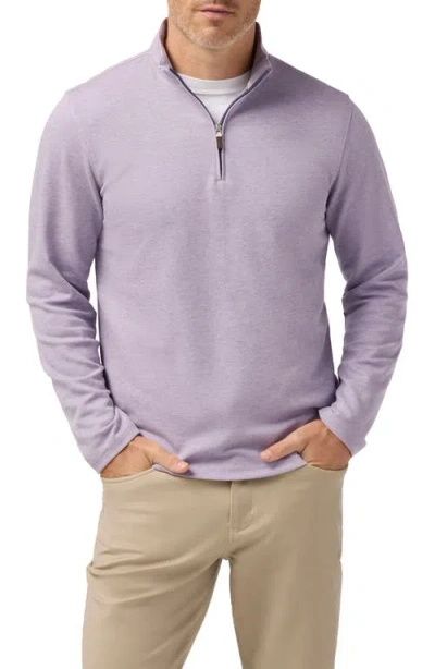 Mizzen + Main Mizzen+main Kpi Quarter Zip Pullover In Purple