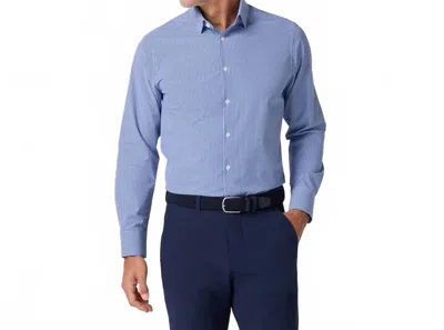 Mizzen + Main Leeward Classic Fit Long Sleeve Dress Shirt In Cobalt Ian Gingham In Blue