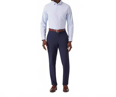 Mizzen + Main Leeward Dress Shirt In Cornflower Winston Check In Blue