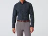 Mizzen + Main Leeward Dress Shirt In Navy Stewart Plaid In Multi