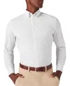 Mizzen + Main Leeward Geo Print Performance Button-up Shirt In White Medallion Print