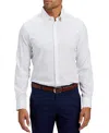 Mizzen + Main Leeward Stretch Button-up Shirt In White Solid
