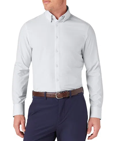 Mizzen + Main Mizzen+main Leeward Long Sleeve Dress Shirt In Blue