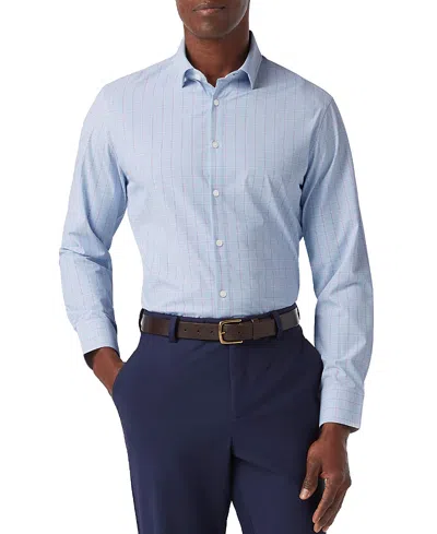 Mizzen + Main Mizzen+main Leeward Long Sleeve Dress Shirt In Blue