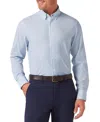 Mizzen + Main Mizzen+main Leeward Long Sleeve Dress Shirt In Blue