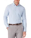 Mizzen + Main Mizzen+main Leeward Long Sleeve Dress Shirt In Blue
