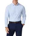 Mizzen + Main Mizzen+main Leeward Long Sleeve Dress Shirt In Blue