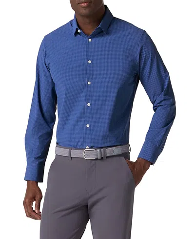 Mizzen + Main Mizzen+main Leeward Long Sleeve Dress Shirt In Blue