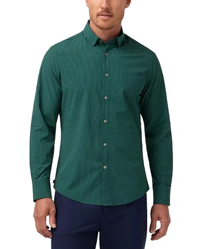 Mizzen + Main Mizzen+main Leeward Long Sleeve Dress Shirt In Green