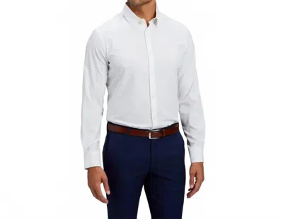 Mizzen + Main Leeward Long Sleeve Dress Shirt In White