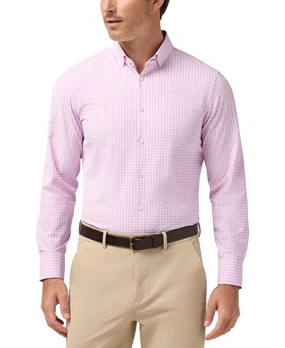 Mizzen + Main Mizzen+main Leeward Long Sleeve Dress Shirt In Pink