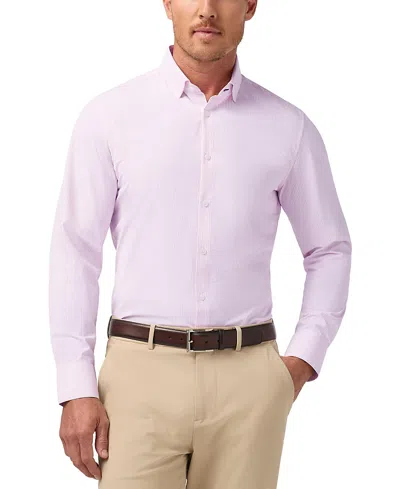 Mizzen + Main Mizzen+main Leeward Long Sleeve Dress Shirt In Pink