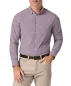 Mizzen + Main Mizzen+main Leeward Long Sleeve Dress Shirt In Purple
