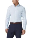 Mizzen + Main Mizzen+main Leeward Trim Fit Print Performance Button-up Shirt In White Diamond