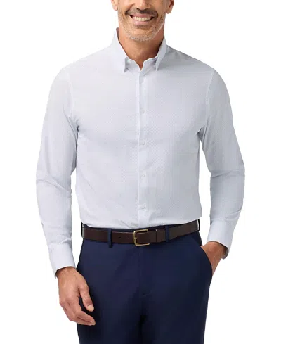 Mizzen + Main Mizzen+main Leeward Long Sleeve Dress Trim Fit Shirt In White