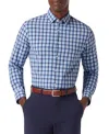 Mizzen + Main Mizzen+main Leeward Ls Dress Shirt Coastal Fjord Dylan Plaid In Blue