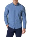 Mizzen + Main Mizzen+main Leeward No Tuck Long Sleeve Dress Shirt In Blue