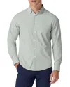 Mizzen + Main Mizzen+main Leeward No Tuck Long Sleeve Dress Shirt In Green