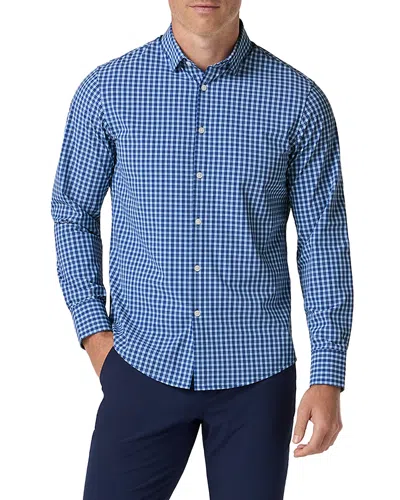 Mizzen + Main Leeward Long Sleeve Shirt In Cobalt Plaid In Multi