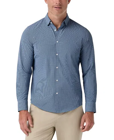 Mizzen + Main Mizzen+main Leeward No Tuck Long Sleeve Dress Trim Fit Shirt In Blue