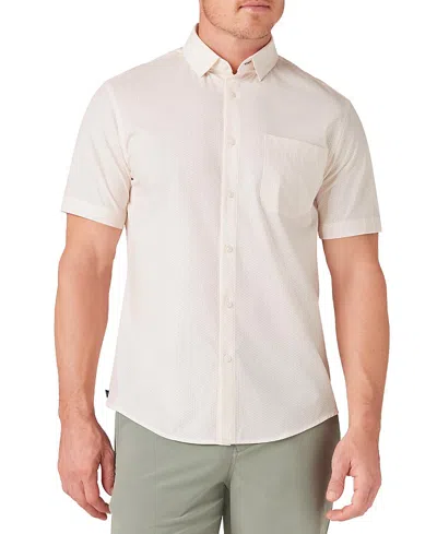 Mizzen + Main Mizzen+main Leeward Short Sleeve Dress Shirt In Neutral
