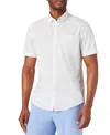 Mizzen + Main Mizzen+main Leeward Short Sleeve Dress Shirt In White
