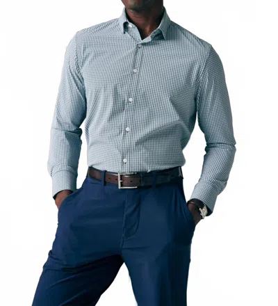 Mizzen + Main Leeward Trim Dress Shirt In Fir Winston Check In Multi
