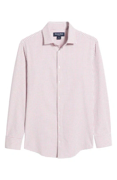 Mizzen + Main Mizzen+main Leeward Trim Fit Check Performance Button-up Shirt