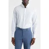 Mizzen + Main Mizzen+main Leeward Trim Fit Dot Performance Button-up Shirt In White