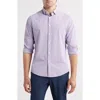 Mizzen + Main Mizzen+main Leeward Trim Fit Gingham Check No Tuck Performance Button-up Shirt In Multi