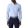 Mizzen + Main Leeward Trim Fit Ginghambutton-up Shirt In Blue