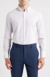 Mizzen + Main Mizzen+main Leeward Trim Fit Micropattern Stretch Button-up Shirt