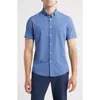 Mizzen + Main Mizzen+main Leeward Trim Fit Plaid Performance Button-up Shirt