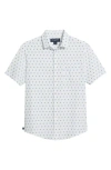 Mizzen + Main Mizzen+main Leeward Trim Fit Plaid Performance Button-up Shirt In Carolina Floral Geo